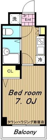 トーシンフェニックス笹塚駅前弐番館の物件間取画像
